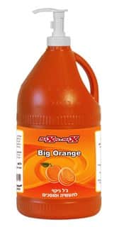 ביג אורנג ג'ל לניקוי ידיים תעשייתי