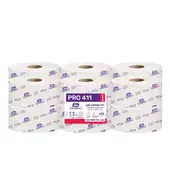 נייר טואלט ג'מבו טישו דו' 140 מ' 1/12 טאצ' 411