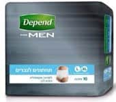 תחתון סופג אפור גברים 4 L חב' 16 יח' בחב'