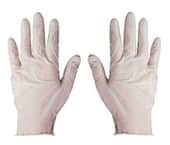 כפפות לטקס ללא אבקה M