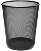 פח רשת מתכת שחור 12 ליטר